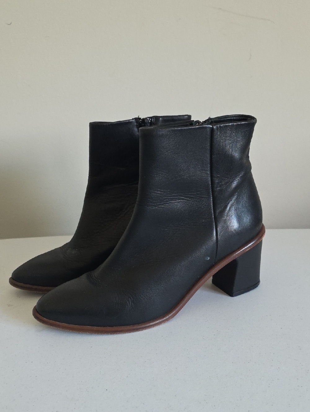 MIISTA  | Leather Stena Ankle Boots Size EU 36